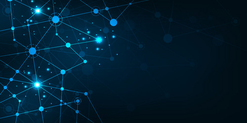 background in concept data network vector image