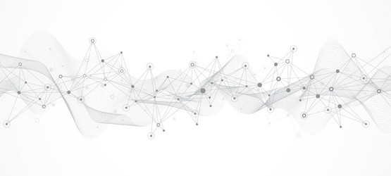 global network connection banner design template vector image