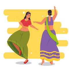 Traditional Indian Women Vector Images (over 1,500)