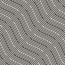 abstract geometric pattern with wavy lines vector image
