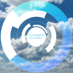 circular pattern circle elements forming vector image