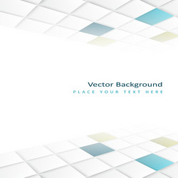 abstract perspective background with square tiles vector