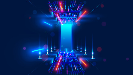 Digital Data Tunnel Gateway vector image