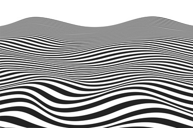 optical wavy pattern background with abstract vector image
