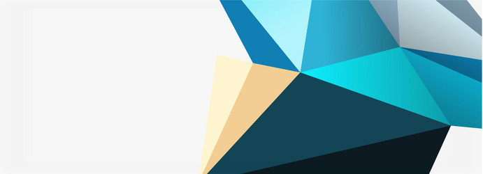 3d mosaic abstract backgrounds low poly shape vector image