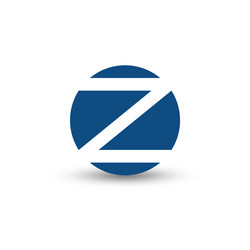 Abstract letter z logo Royalty Free Vector Image
