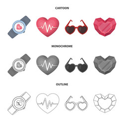 design abstract and shape icon set vector image