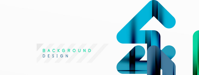 dynamic colorful lines minimal abstract background vector image