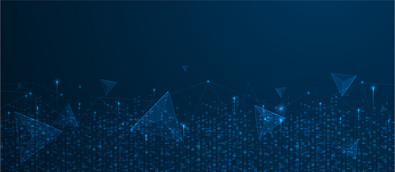 technology background big data concept binary vector image