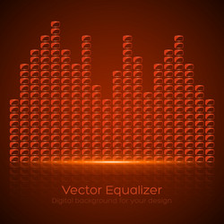 glass equalizer vector