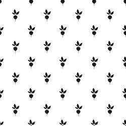 radish pattern simple style vector image