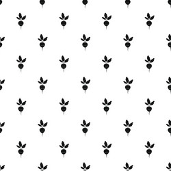 Radish pattern simple style vector