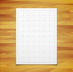 White isolated square grid with shadow vector