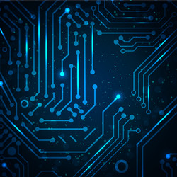 Abstract Circuit Technology Background vector image