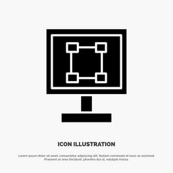 crop graphics design program application solid vector image