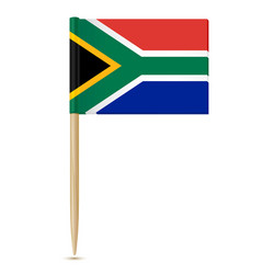 South Africa Flag Toothpick Vector Image