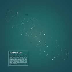 Abstract molecular science connection Royalty Free Vector