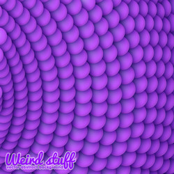 chain of spheres with soft shadows in form vector image