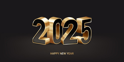 Logo design concept for 2024 new year celebration Vector Image