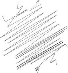 star wiith scribble sketchy doodle effect pattern vector image