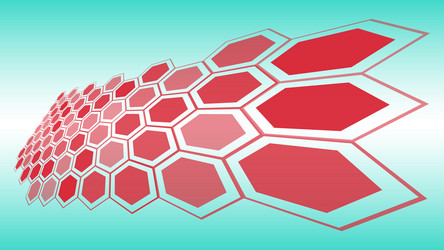 technology background hexagon shapes abstraction vector image