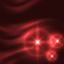 abstract red background with glowing lines vector image