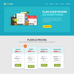 task or to do list checklist web site template vector image