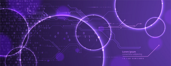 technology background big data concept binary vector image