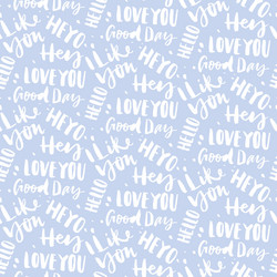 Seamless pattern with greetings vector