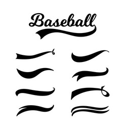 100,000 Baseball swoosh Vector Images