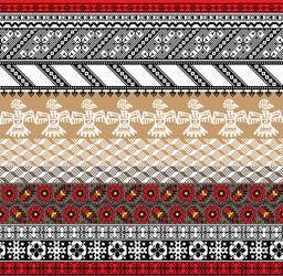 Inca Pattern Background Royalty Free Vector Image