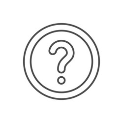 Question mark icon Royalty Free Vector Image - VectorStock