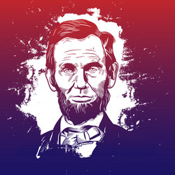 Abraham Lincoln Black and White Vector Images (31)