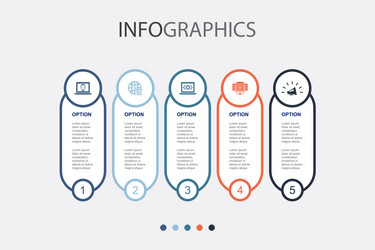 e-business e-commerce web development data vector image