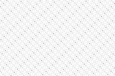geometric pattern with connected lines and dots vector image