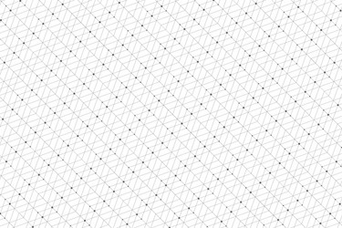 geometric pattern with connected lines and dots vector