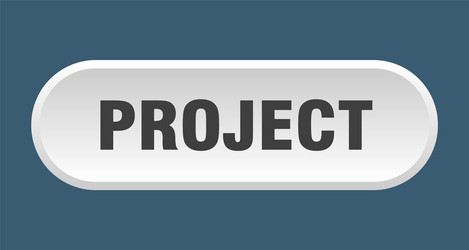 project button rounded sign on white background vector image