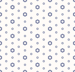 abstract geometric seamless pattern with hexagons vector image