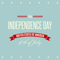 american independence day patriotic background Vector Image