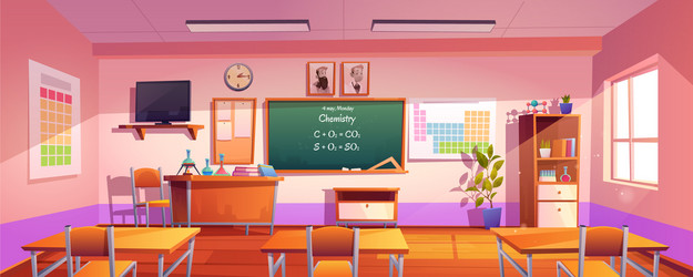 classroom background illustartion vector Stock Vector Image & Art - Alamy