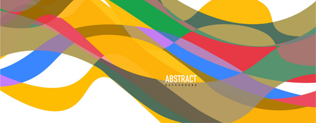 fluid wave colorful abstract background dynamic vector image