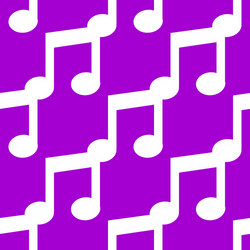 music note web icon flat design seamless pattern vector image