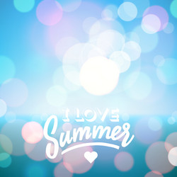 Summer tropical beach background vector