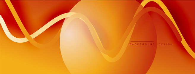 abstract gradient background with wave line vector image