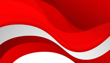 Abstract red and white elegant wave background Vector Image