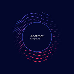 Abstract background with dynamic waves vector