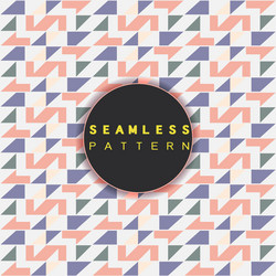 abstract geometric seamless pattern retro style vector image