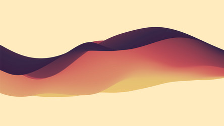 abstract wavy background with modern gradient vector image