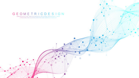 global network connection banner design template vector image