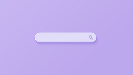 Minimal search bar simple and modern search bar Vector Image